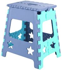 SGABELLO PIEGHEVOLE RICHIUDIBILE SALVASPAZIO 36X29X39 CM ANTISCIVOLO VARI COLORI