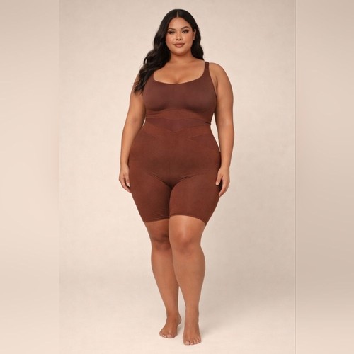 Body corto marrone cacique - body,