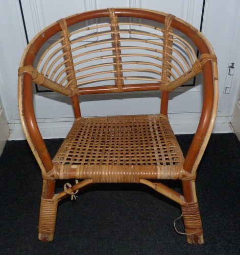 Sedia per bambole vintage