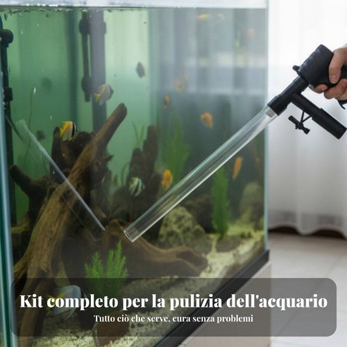 Kit pulizia acquario - pulizia,