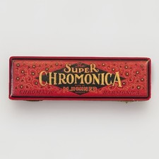 Vintage M Hohner Super Chromonica Armonica Cromatica Made in Germany Chiave di G
