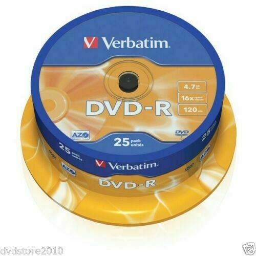 Dvd verbatim 16x vergini - dvd-r,