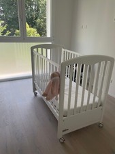 LETTINO BAMBINO FOPPAPEDRETTI – In Legno Bianco Con Cassettiera E Materasso