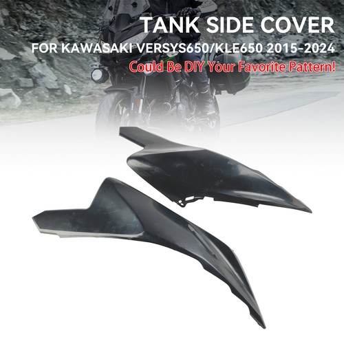 Unpainted gas tank side cover - gas,