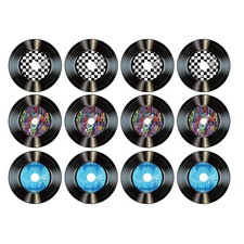  12 Pcs Decorazioni Dischi