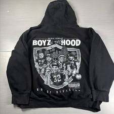 Felpa con cappuccio Black Sunday uomo 2XL Black Nation con Attitude Boyz N The Hood grafica