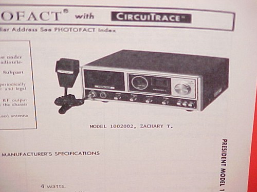 1978 president radio - president,