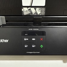 Brother ADS-1000W scanner a colori duplex wireless NO ADATTATORE DI ALIMENTAZIONE O CAVO PC