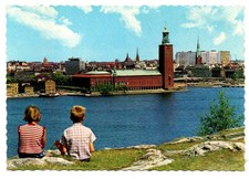 Cartolina 1944. Svezia. Stockholm. Panorama. Scritta ma non viaggiata