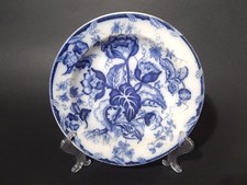 ANTICO PIATTO NINFEE CERAMICA RICHARD MILANO FINE 800 FLOW BLUE WATER NYMPH 2418