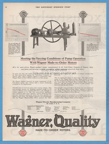 Pubblicità wagner electric - wagner,