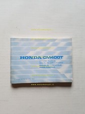 Honda CM 400 T 1979 manuale uso manutenzione originale INGLESE NO italiano 
