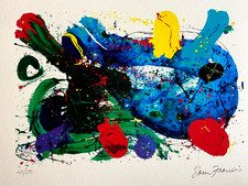 Sam Francis Litografia COA