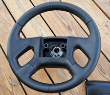 NEW LEATHER STEERING WHEEL for