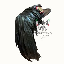 Piumetto PER cappello Bersaglieri Militare Vaira Moretto fino a 700 piume