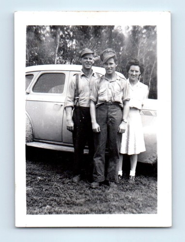Vecchia foto epoca trio uomo - vecchia,