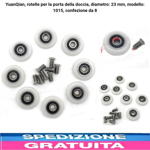 Rotelle per box doccia - 8,
