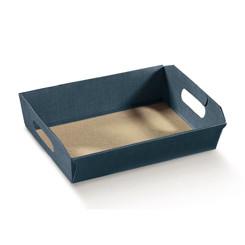 Juta blu 31x22x9 cesto - juta,