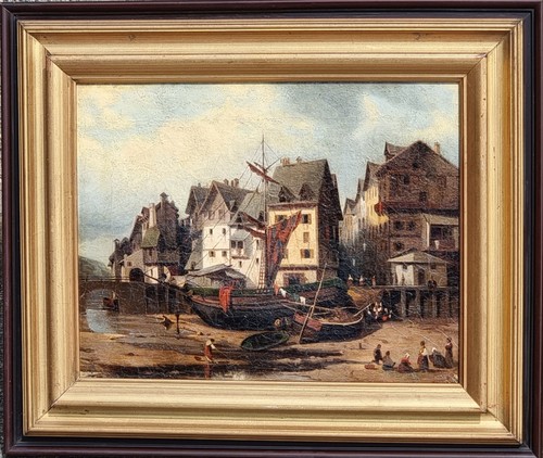 Paesaggio nordico con - , figure