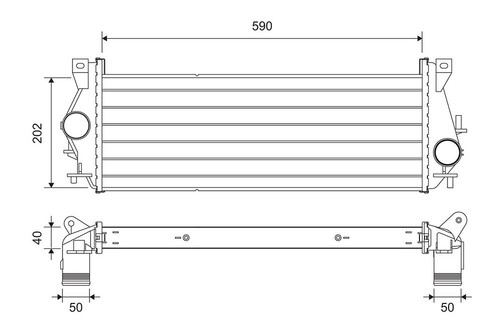 Intercooler valeo per - intercooler,