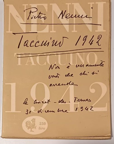Nenni pietro taccuino 1942 - nenni,