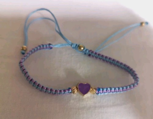 Bracciale intrecciato ciondolo - bracciale,