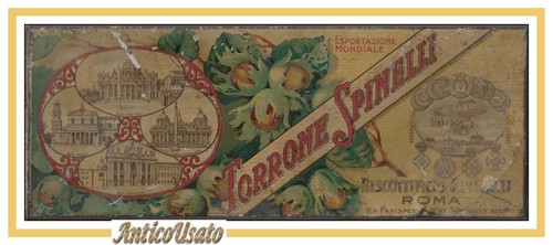 Scatola latta torrone - scatola,
