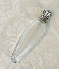 Bottiglia profumo Scent Bottle Vinaigrette c 1860 Cristallo Argento