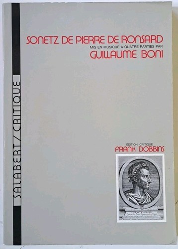 Sonetz pierre ronsard - de,