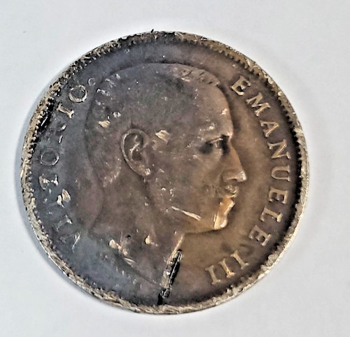Italy lire 1907 - 1, vittorio