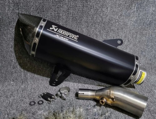 Silenziatore akrapovic nero - silenziatore,