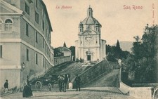 Liguria Cartolina Paesaggistica Imperia San Remo La Madone non Viaggiata