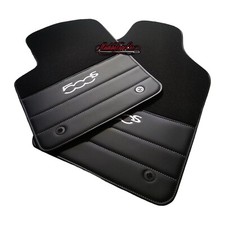 KIT TAPPETINI ANTERIORI IN PELLE E VELLUTO FIAT 500/500S PERSONALIZZABILI