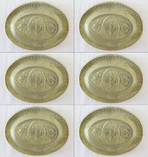 6 MEDAGLIONI FREGI IN BRONZO