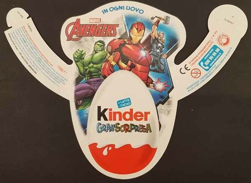 Collarino avengers kinder - avengers,