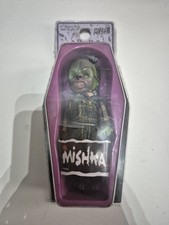 Bambola Mishka Living Dead Mini Mezco bambola 4 pollici horror lupo mannaro/maschera Chewbacca