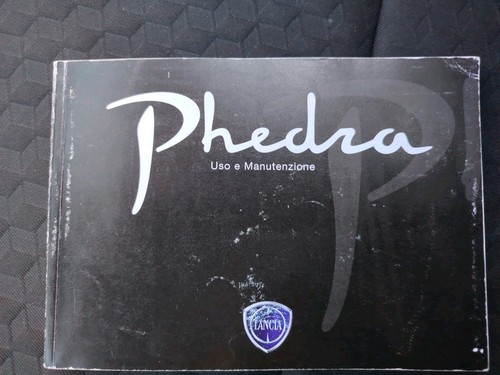 Lancia phedra manuale uso - uso, e