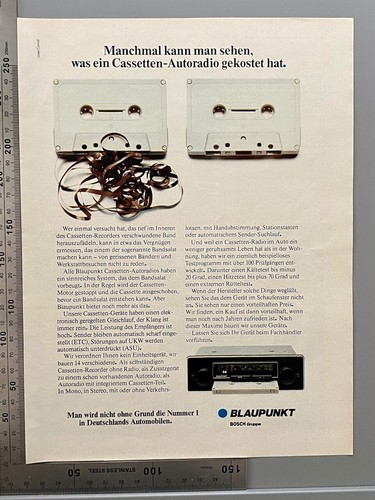 Blaupunkt cassette autoradio - blaupunkt,