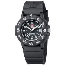 Orologio Uomo Luminox Navy SEAL Dive Lunetta Girevole Quadrante Nero Cinturino Gomma 3001