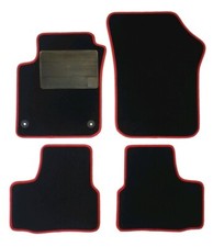 Tappetini Tappeti Auto Volkswagen Up! dal 2011 con bordo rosso (escluse le e-UP)