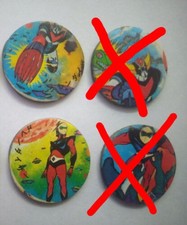LOT OF 2 MINI POGS GOLDORAK
