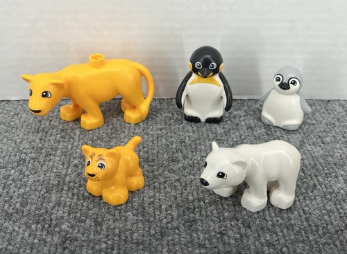 Lego duplo lion cub - cub, pinguino