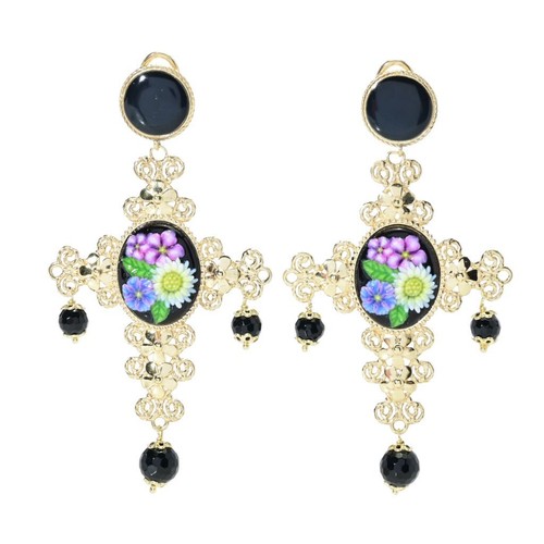 Orecchini graziella con - orecchini, croce
