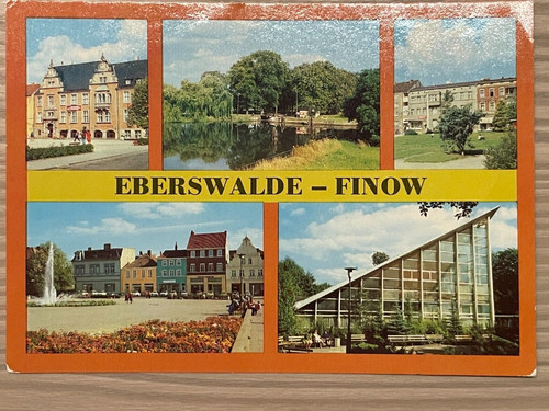 Cartolina ddr eberswalde - cartolina,,