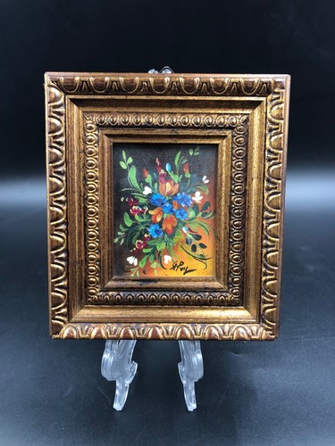 Raro quadro vintage olio sul - raro,