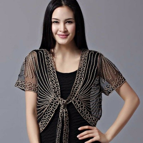 Bolero pizzo rete - in,