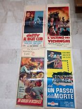 Locandine cinema 4 diverse originali vedi foto