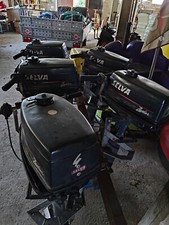 LOTTO 5 MOTORI SELVA ZADAR 2T 4CV GAMBO CORTO CON RICAMBI