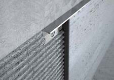 Profilo Terminale e Delimitazione in ALLUMINIO per Piastrelle. Barra 2.5 M