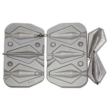Stampo Piombo pesca   Trapezio Gr. 100  F 83